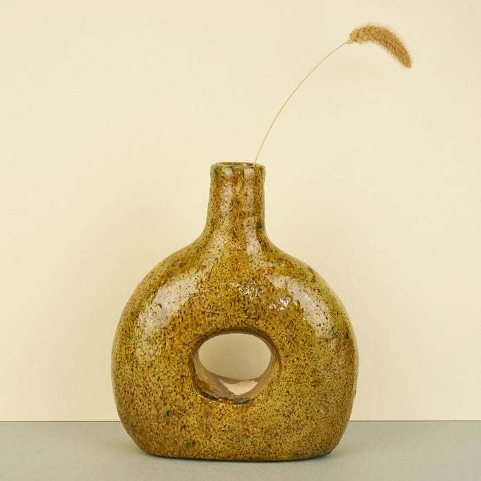 Moroccan Olive Tamegroute Circular Vases
