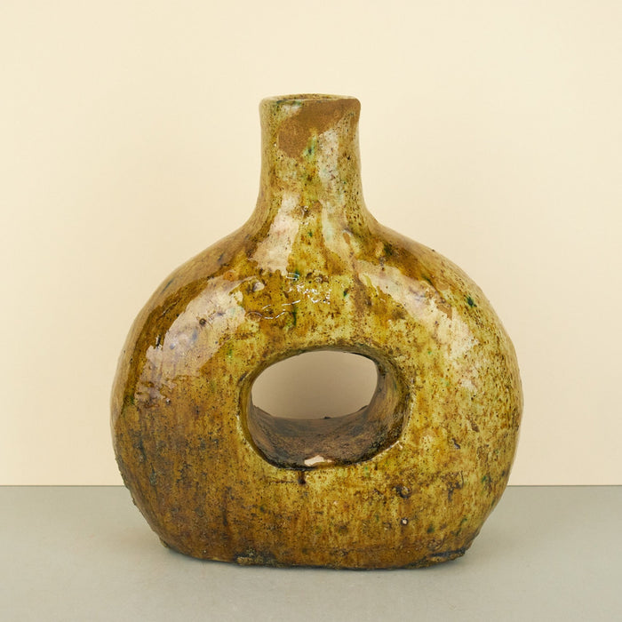Moroccan Olive Tamegroute Circular Vases
