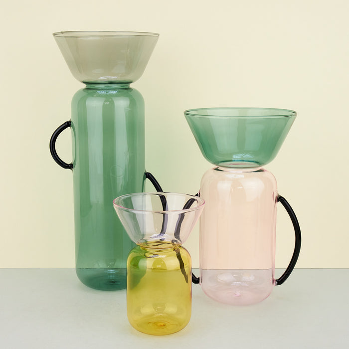 'Gelée' Wide Vase with Handles