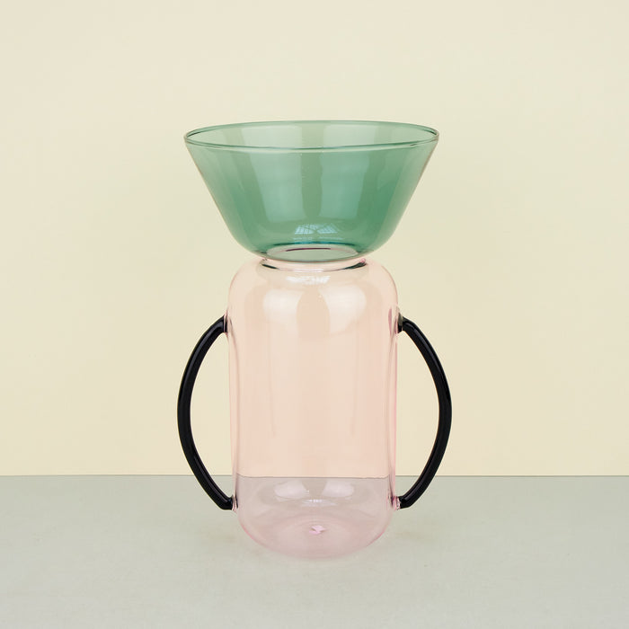 'Gelée' Wide Vase with Handles