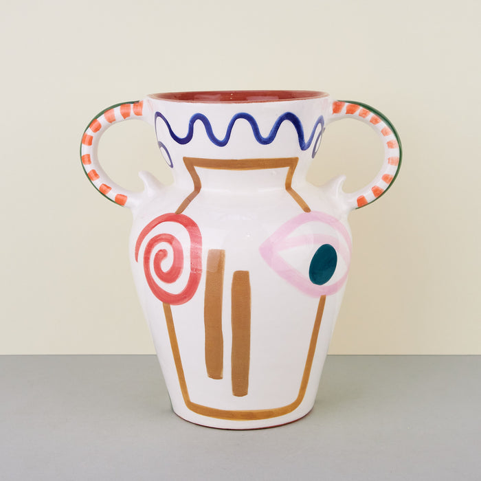 'Afrah 3' Hand Painted Vase