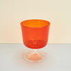 Ichendorf Milano 'Aurora' Orange Stem Glass, a single glass. 