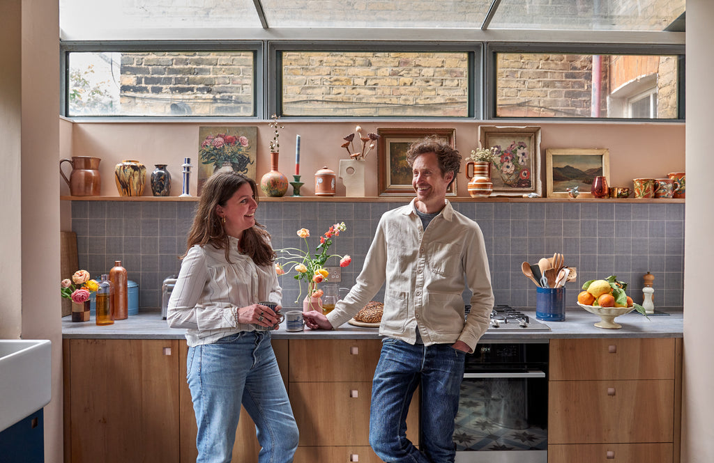 A New Tribe x Leila and Lloyd in their kitchen 