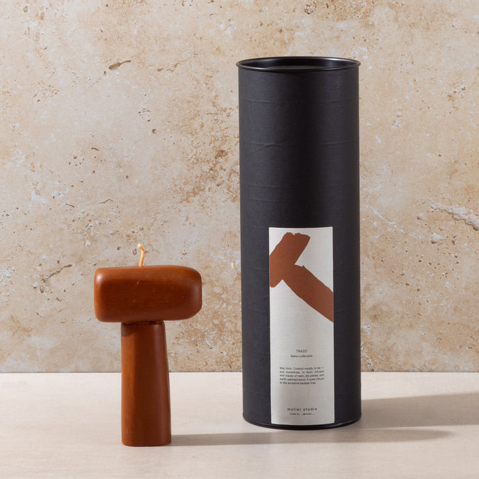 Sculptural Balanced Candles