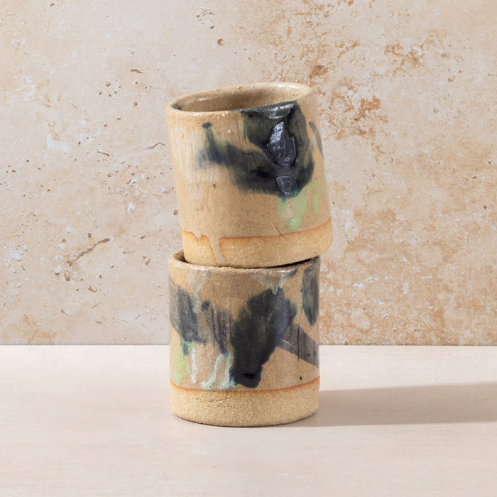 'Emotional Landscape' Mug in Gold Sand Clay
