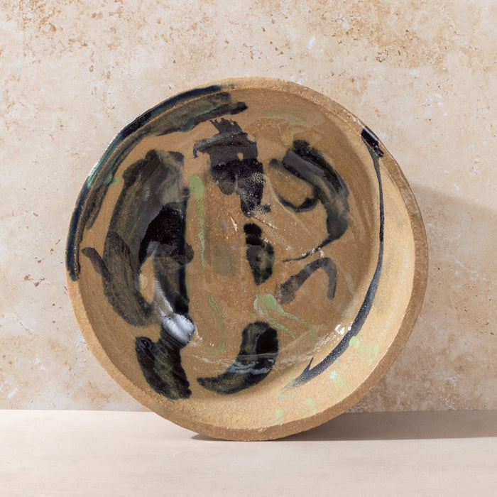 'Emotional Landscape' Fruit Bowl in Gold Sand Clay