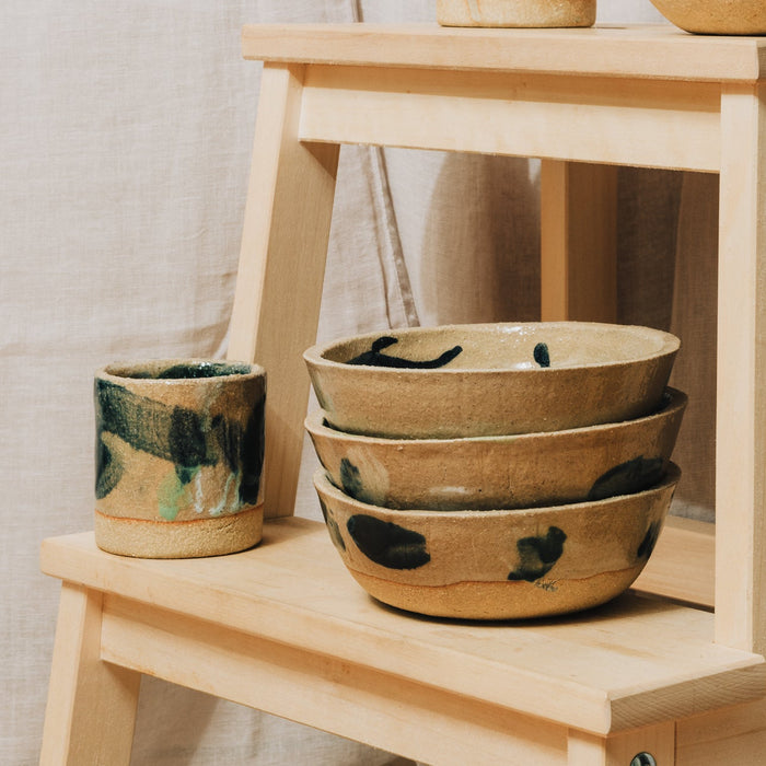 'Emotional Landscape' Granola Bowl in Gold Sand Clay
