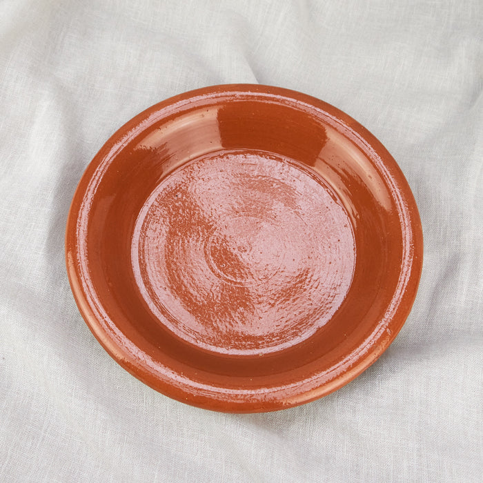 Moroccan Terracotta Glazed Deep Lunch Plates