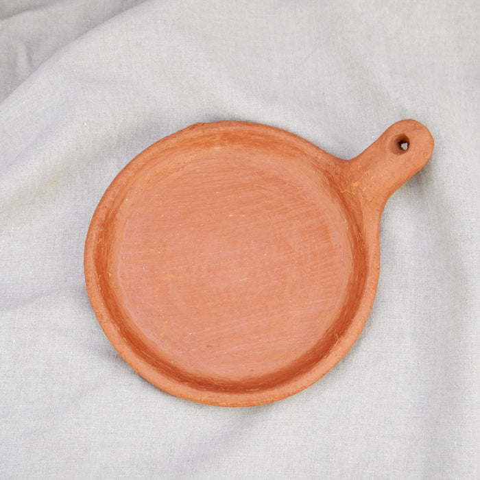 Moroccan Terracotta Flat Candle/Serving Plate