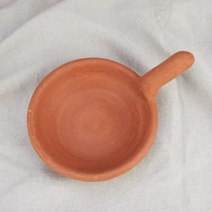 Moroccan Terracotta Serving Bowl with Handle