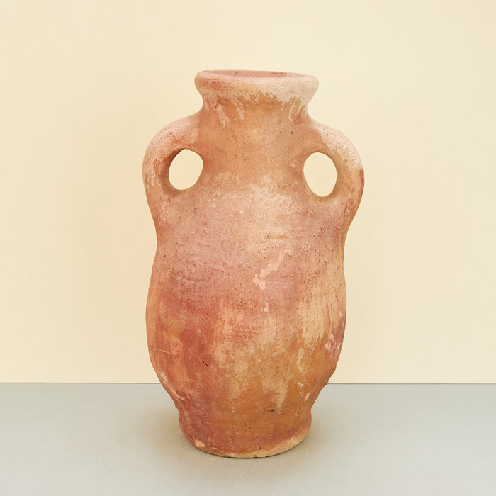 Moroccan Terracotta Vase with Handles