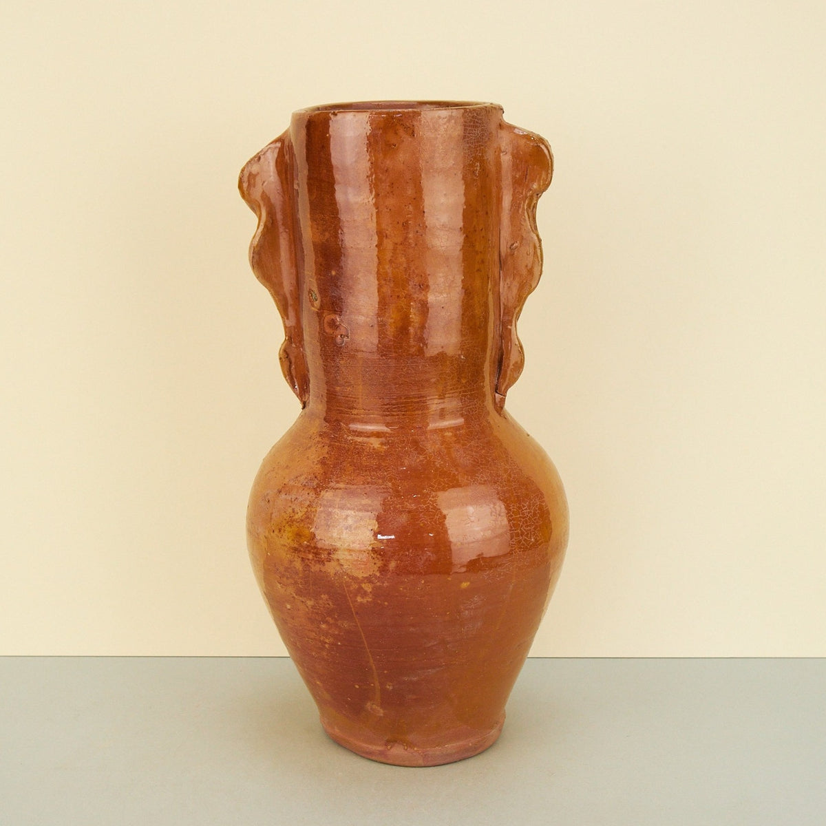 Moroccan Wave Detail Ochre Vases A New Tribe