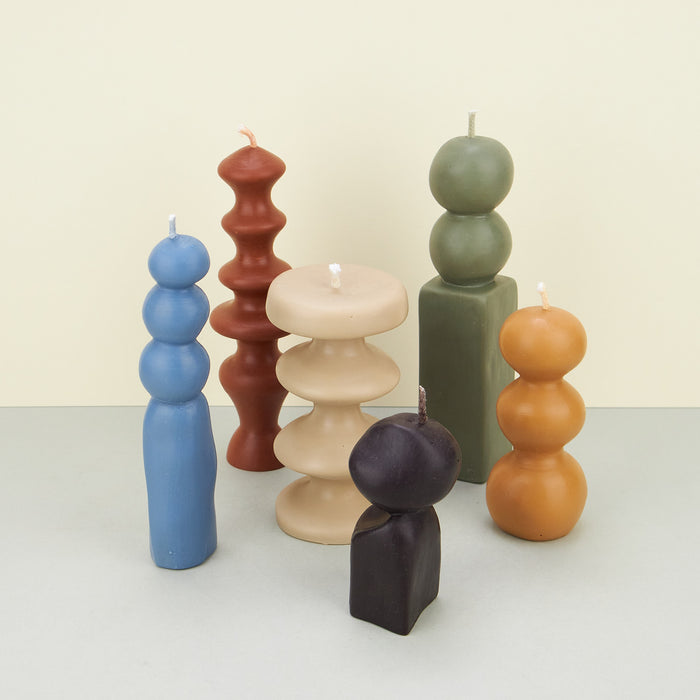 Sculptural Hand-Crafted Candles