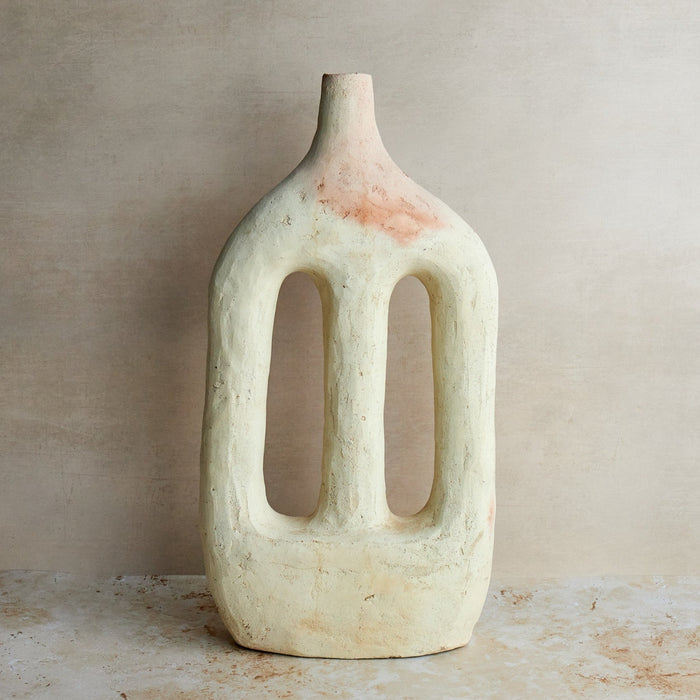 Unglazed Tamegroute Sculptural Vase A