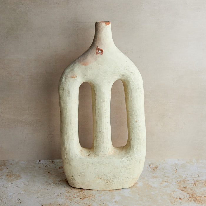 Unglazed Tamegroute Sculptural Vase A