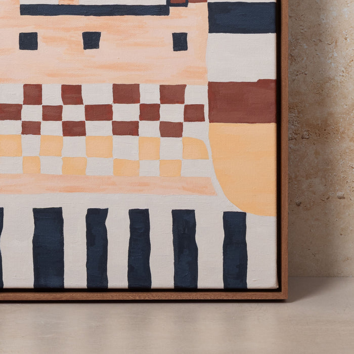 'Rug Study 02' Original Framed Painting