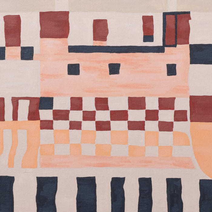 'Rug Study 02' Original Framed Painting