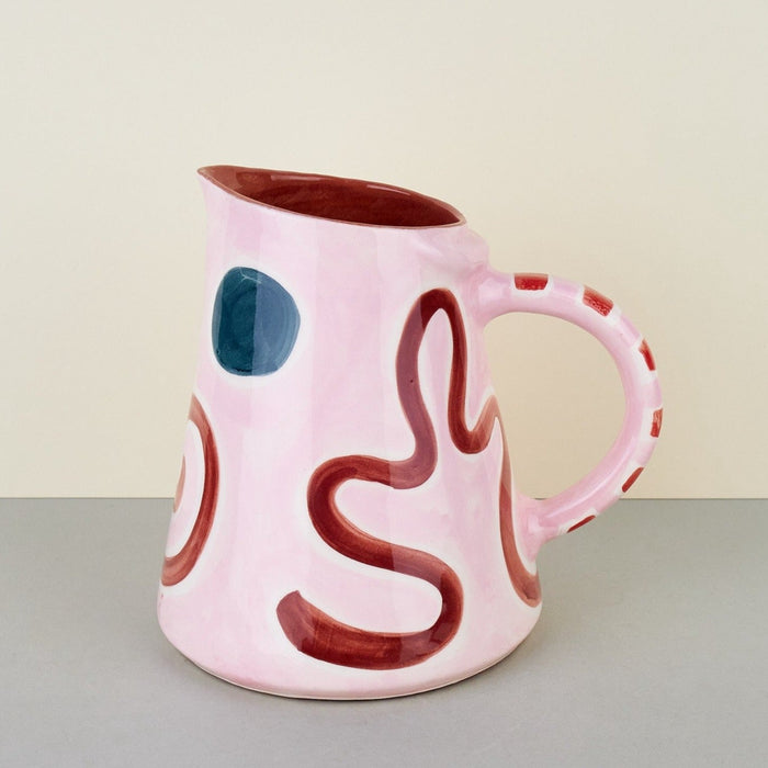 'Clemente' Hand Painted Jug