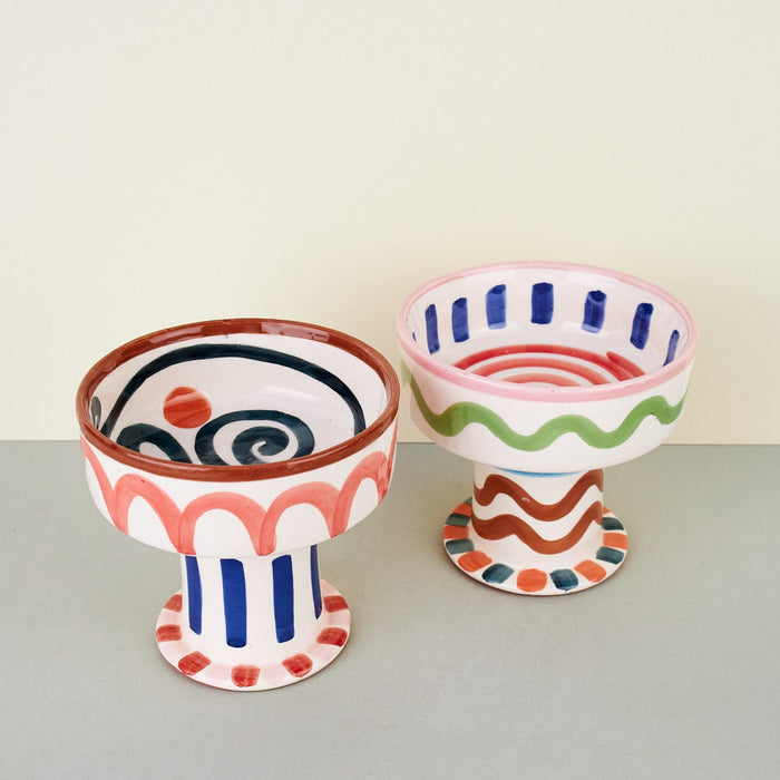 'Coupe d'Amour' Hand Painted Coupe Bowls