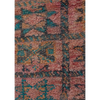 Vintage Moroccan Berber rug in pink with a soft geometric design.