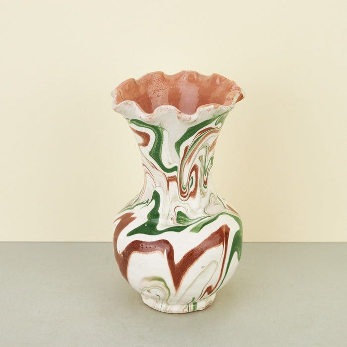 Small Marbled Moroccan Vase