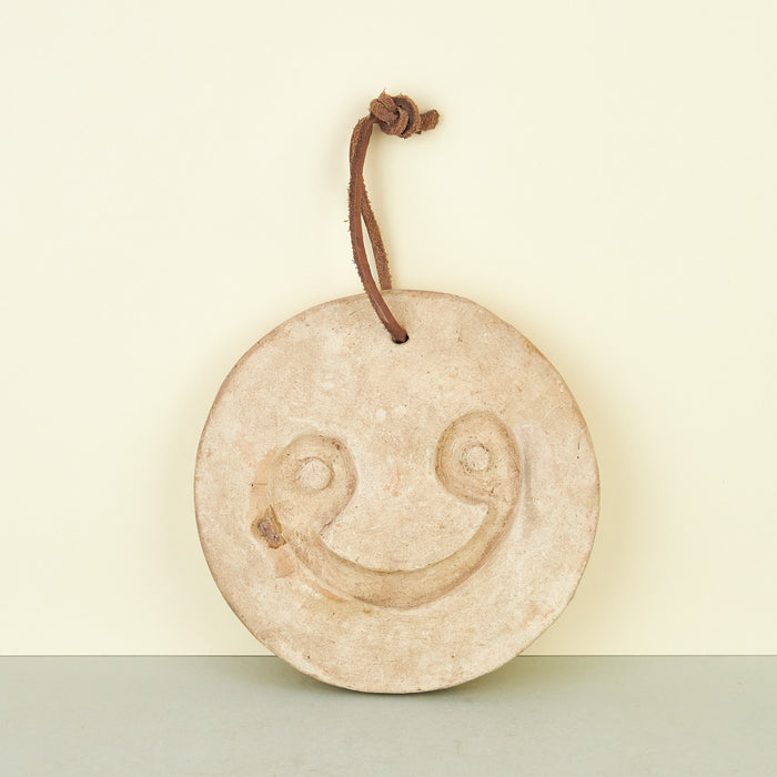 Moroccan Terracotta Abstract Face Hanging