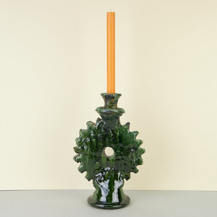 Moroccan Green Tamegroute Candle Holder
