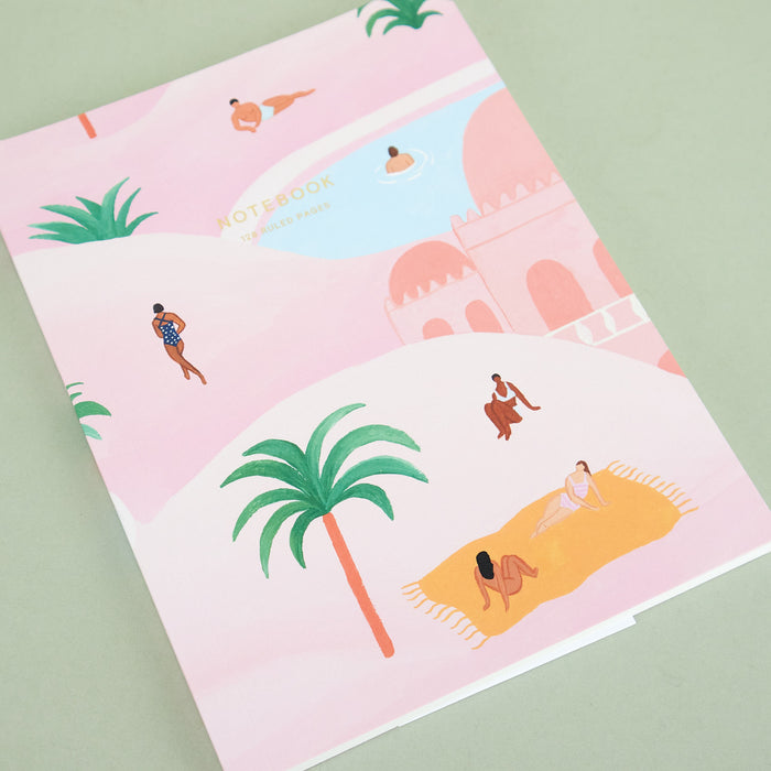 'Desert Oasis' Layflat Notebook
