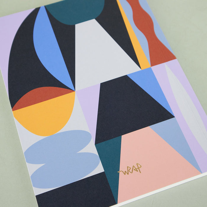 'Shapes' Layflat Notebook