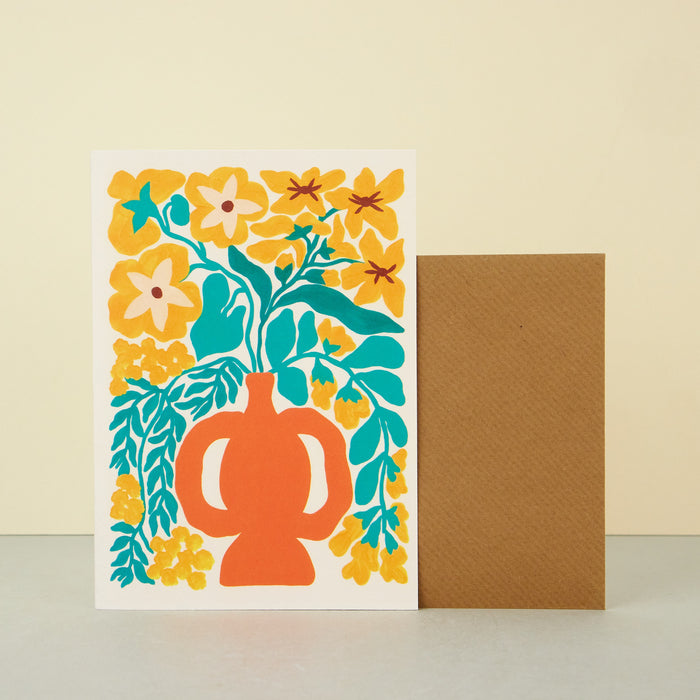 'Golden' Greetings Card