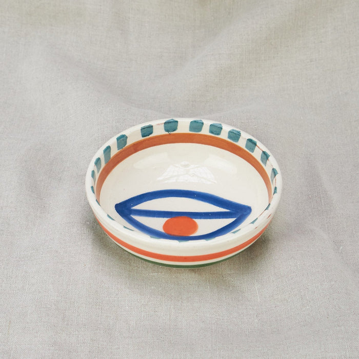 Hand Painted Mini Ceramic Bowl with Eye