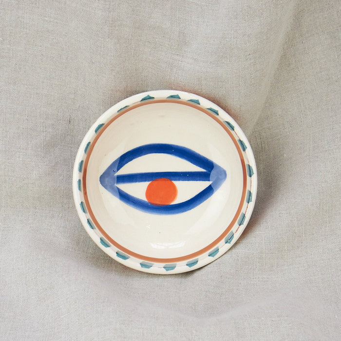 Hand Painted Mini Ceramic Bowl with Eye