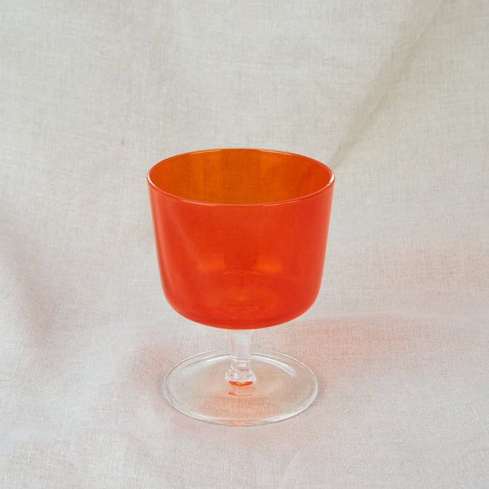 'Aurora' Orange Stem Glass