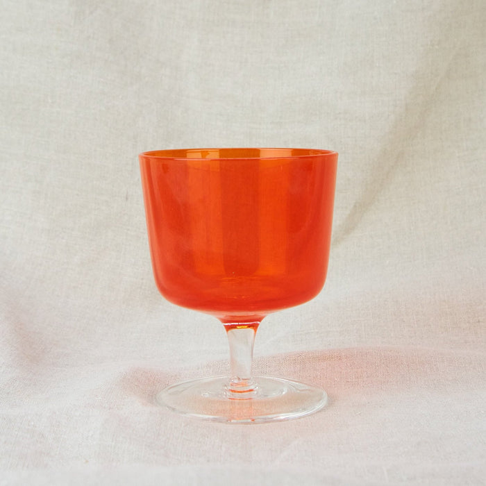 'Aurora' Orange Stem Glass