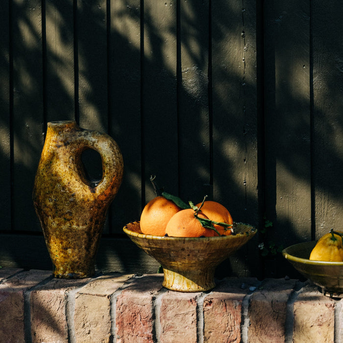 Moroccan Sculptural Tamegroute Jug/Vase