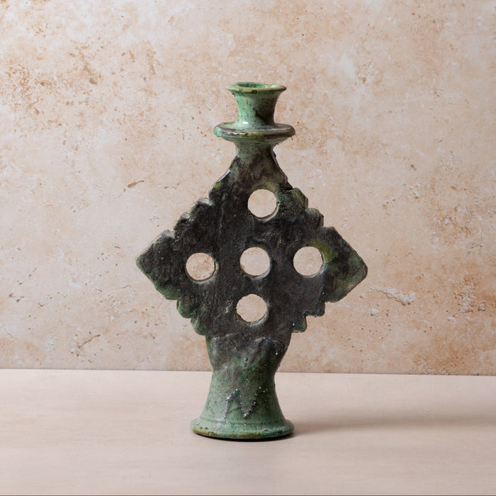 Tamegroute Green M/L Candle Holders - Five Dots Design