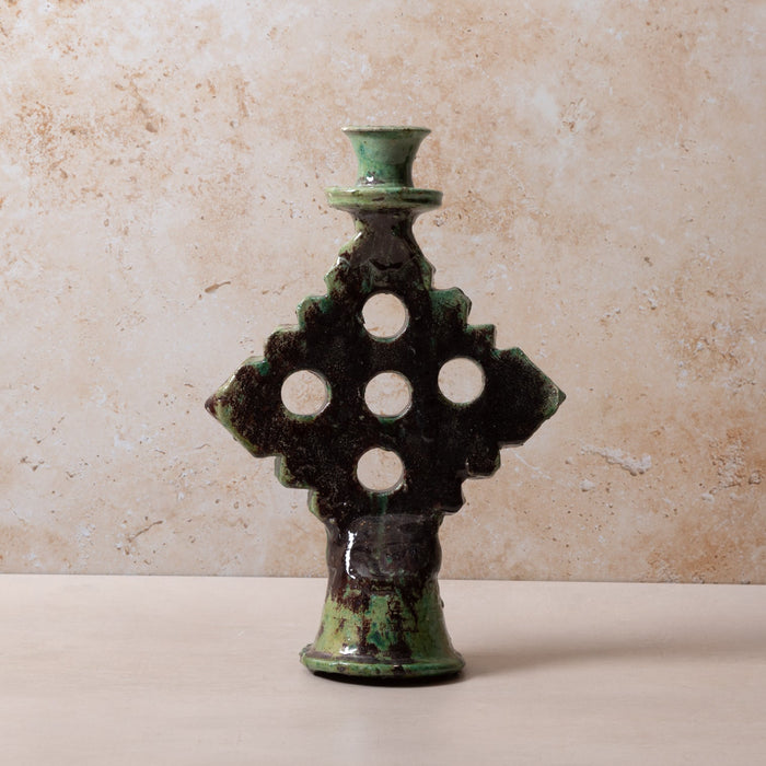 Tamegroute Green M/L Candle Holders - Five Dots Design