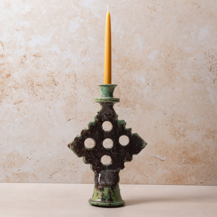 Tamegroute Green M/L Candle Holders - Five Dots Design