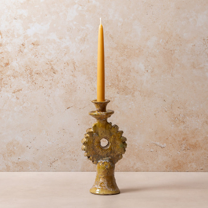 Tamegroute Small/Medium Olive Round Candle Holders