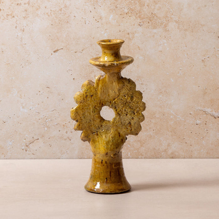 Tamegroute Small/Medium Olive Round Candle Holders