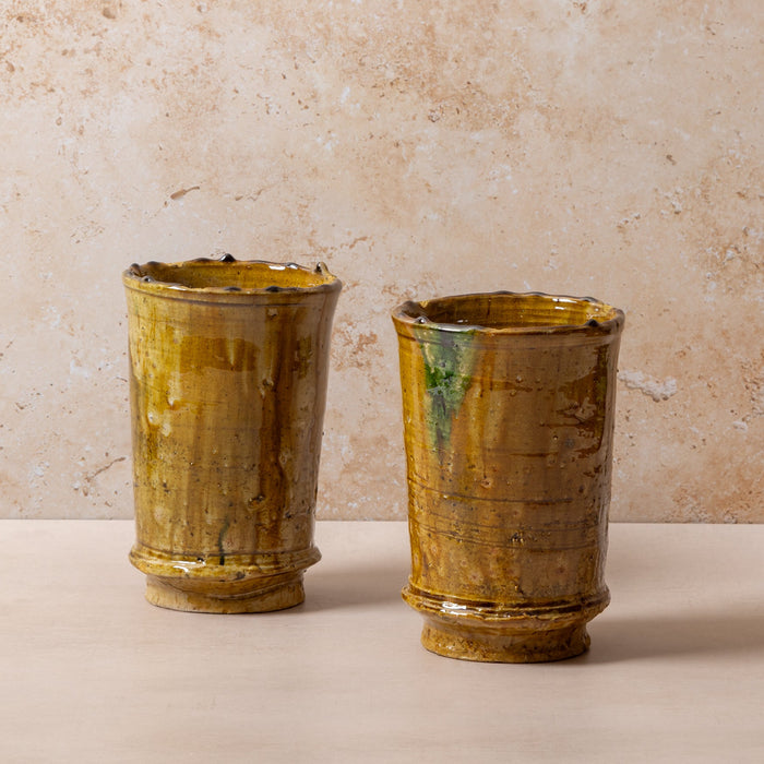 Moroccan Olive Tamegroute Simple Vases