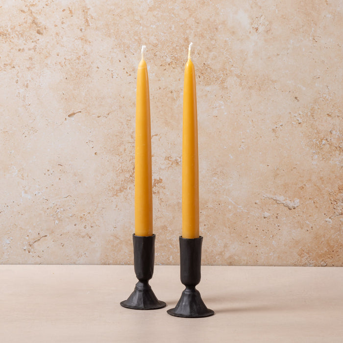 Beeswax Taper Candle Set