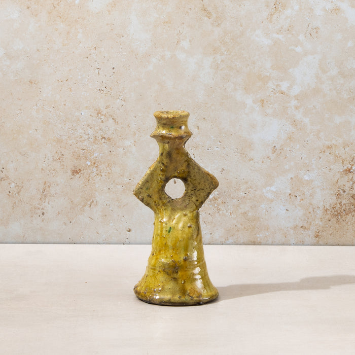 Tamegroute Mini Olive Diamond Candle Holders