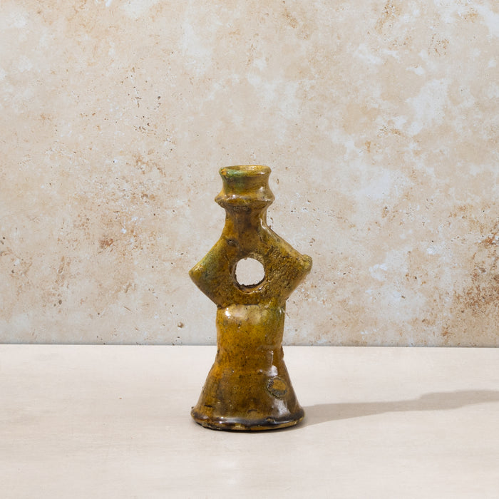Tamegroute Mini Olive Diamond Candle Holders