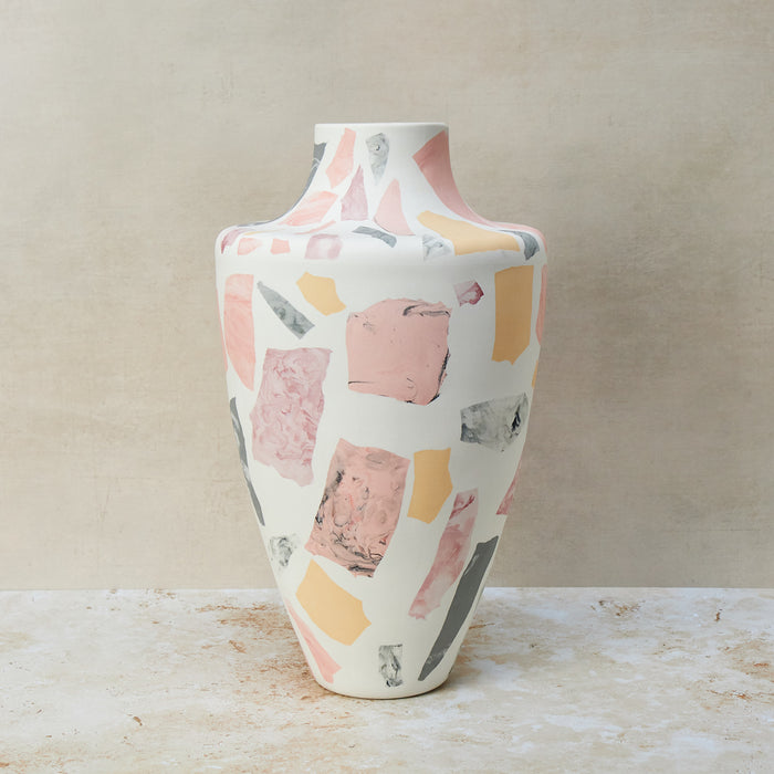 Terrazzo Vase in Pink
