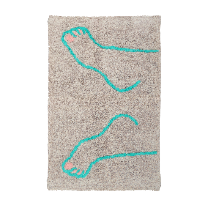 Footsie Bathmat in Grey