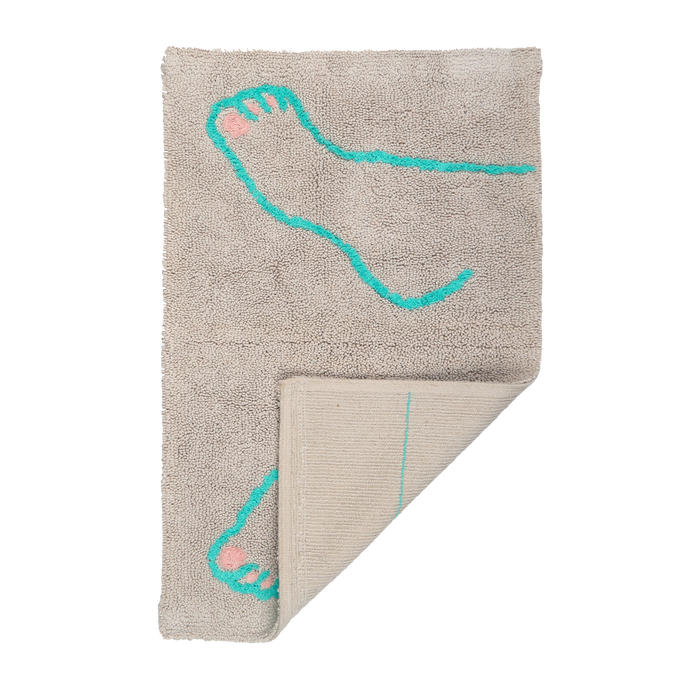 Footsie Bathmat in Grey