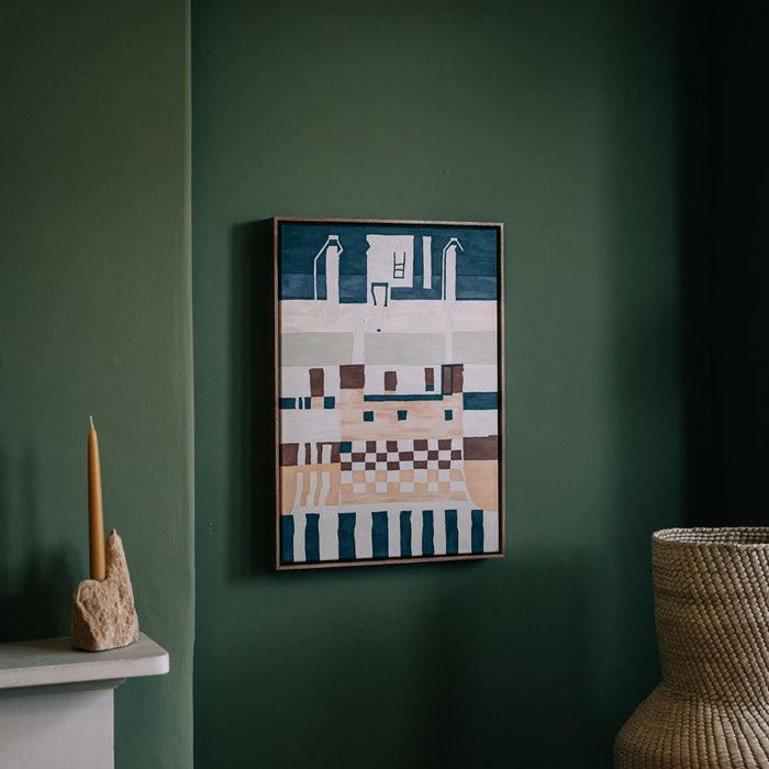 'Rug Study 02' Original Framed Painting