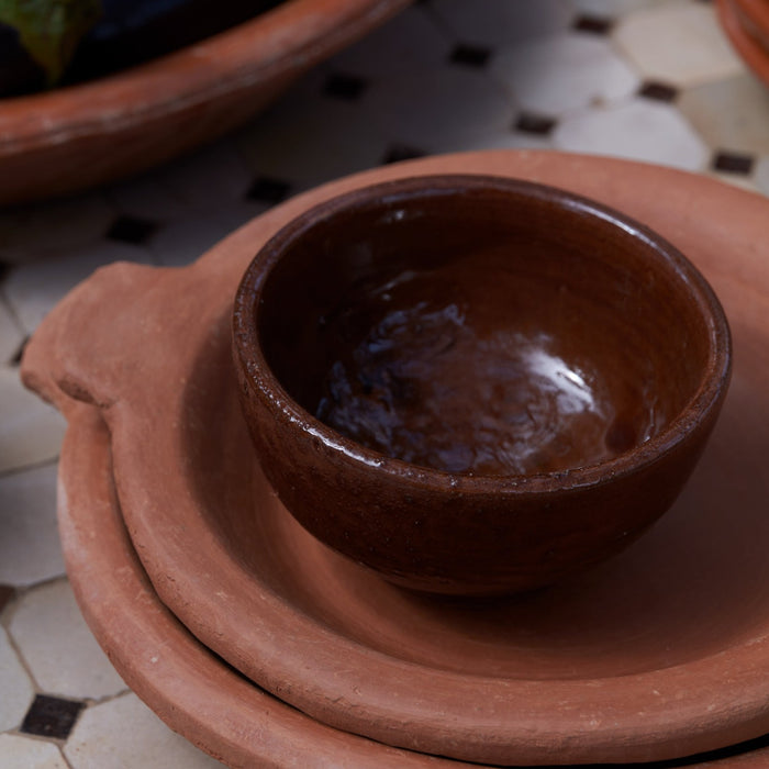 Moroccan Brown Glazed Bowls