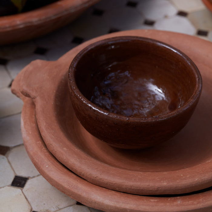 Terracotta Deep Plates with Handles